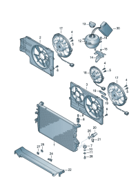 7H0121253K-RADIATOR VW-BORA/AUDI/SKODA