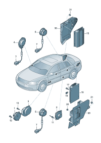 3D0035466B-Audio system amplifier