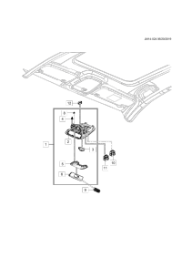 26211385-Sw assy-sunroof * oxford