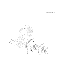 84203252-Protector, r. fr. brake