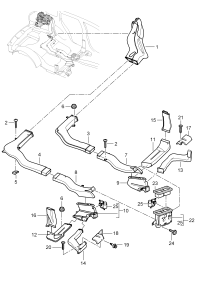 95557333203-Housing, air Servo motor