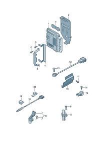 04E906027AN-Control unit-gasoline