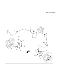 84552909-Hose, fr. brake (incl. 10,15)