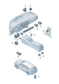 4G0927137C-Switch assy-multi control