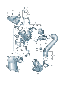 04E198725F-Repair kit Servo motor  For use only: