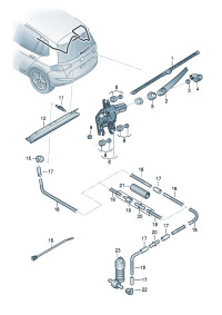 510955427A-Wiper blade For back door lid