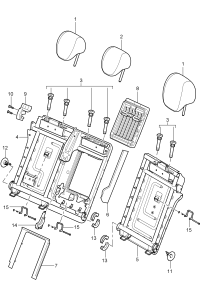 95552287701-Mount assy., back
