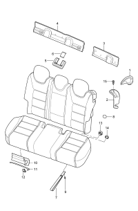 95552265109-Lever Lock assy-back