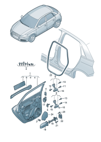 8X4839249C-LINK-DOOR STOPPER