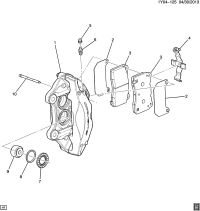 84233021-PAD KIT,FRT DISC BRK(INCLS 2)(ACDelco #171-1207)