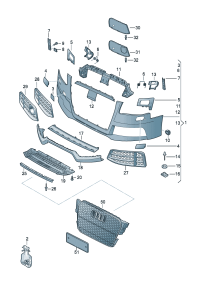 8T0807065J-COVER ASSY, PLASTIC
