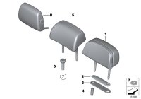 52207254748-Headrest, comfort pattern leather