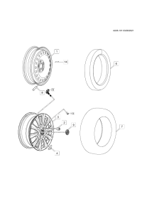 26254840-Wheel, front, rear