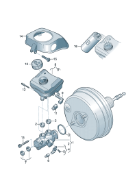 8WD611021-BRAKE MASTER CYL./VW/AUDI