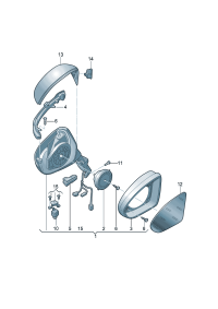 5NG857507AA-Cover, outer mirror D-12.08.2019