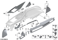 51459628402-Cover-facia panel Fineline driver