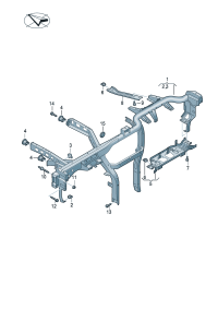 11B857296-BRACKET ASSY-AIR INTAKE