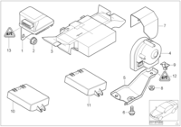 65759118037-Sensor, module radio in-car immobilizer
