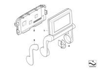 65826929511-Display, warranty control unit back seat