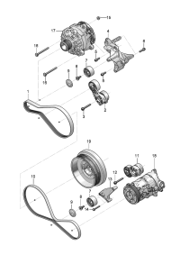 057903417C-DEFLECTION/GUIDE PULLY T-BELT