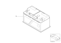 61218376384-BATTERY 55 AH MINI COOPER