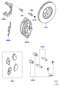 7G912C375AB-ROTOR BRAKE