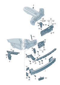 4KD807309-Frame compl f obk