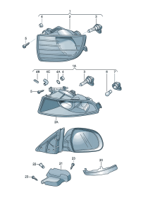 3T0941701C-Halogen fog lamp None: Bulb