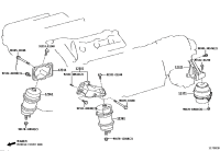 1236131320-INSULATOR, ENGINE MOUNTING, FRONT