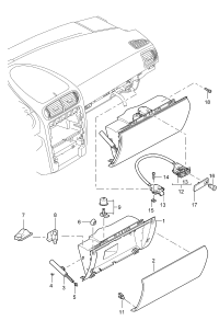 95555211801-Holder Glove box