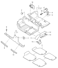 95555165701-Baffle plate Mldg assy-c