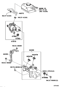 4457176010-HOSE, BRAKE ACTUATOR