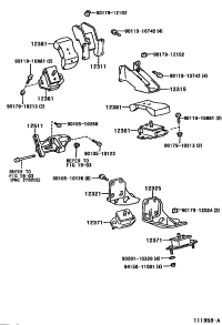 1251175041-BRACKET, ALTERNATOR, NO.1