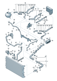1K0122101DK-WATER HOSE