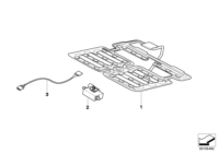 65779154962-Pad, fr. seat passenger air bag