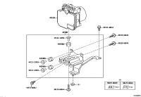4459053170-BRACKET ASSY, BRAKE ACTUATOR