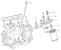 053115405C-BRACKET, OIL FILTER