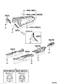 5832760091-INSULATOR, MAIN MUFFLER HEAT