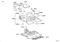 5856942040C0-COVER, FRONT FLOOR CAUTION PLATE
