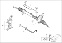 32106777524-Retainer, hydraulic power steering gear