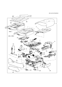84212765-Tensioner, front seat belt hold (incl 18)