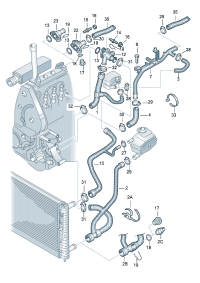 058121058B-Coolant hose (Oil cooler water pipe)
