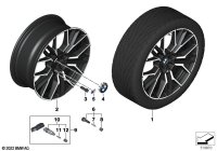 36115A07085-Black standard paint, disc rim light metal ink