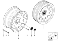 36111095048-Disc rim, light