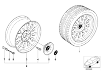 36111093463-Casting, light alloy disc rim