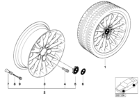 36111095441-Disc rim, light