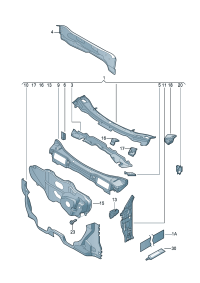 6RD805275A-Cover Channel, drain