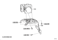 4459003010-BRACKET ASSY, BRAKE ACTUATOR