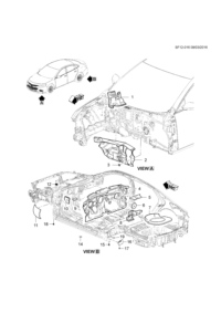 84191155-Spacer, p/vent panel