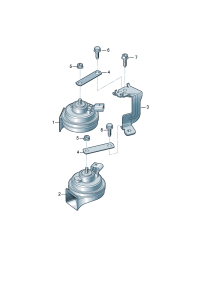 5K7951221-HORN/LH
